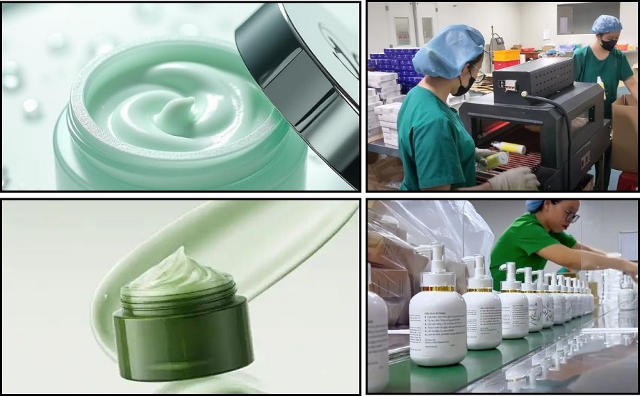 Gia công kem trắng da thiên nhiên