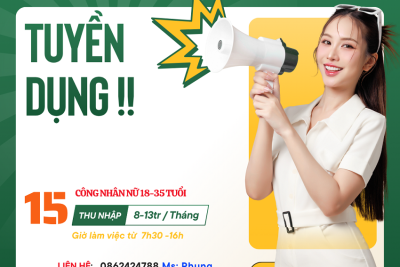 Tuyển dụng Việc làm công nhân